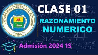 CLASES GRATIS 01 UCE Examen de Admisión 2024 | Universidad Central del Ecuador