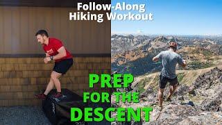 Reduce Knee Pain While Descending Mountains with this Hiking Workout (Follow-Along)