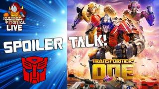 Transformers One Spoiler Talk - RodimusPrimal LIVE!