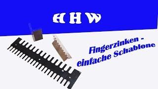 Schablone für Fingerzinken für unter 10€ !!