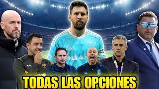  TODOS los ENTRENADORES que pueden dirigir a MESSI en el INTER MIAMI  Opciones reales para MLS ️