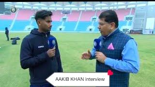 Ranji Trophy 2022/23, Uttar Pradesh vs Haryana : Aaqib Khan Interview///Ranji Trophy 2022/23,