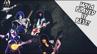 KISS - Who Played It Best? - Creatures of the Night Guitar Solo [Vinnie/Mark/Bruce/Tommy]