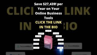 MEGA OFFER!!! Save $27,439! Per Year On Your Online Business Tools!  #Shorts