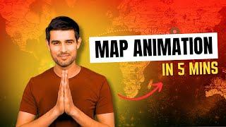 How to Make Map Animation Like Dhruv Rathee