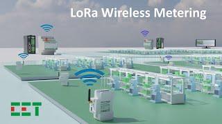 CET LoRa Wireless Metering Solution - PMC-352 LoRa Energy Meter, PMC-1302-3 LoRa Gateway