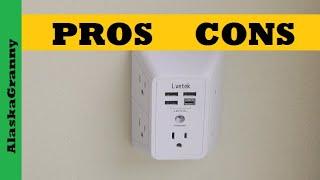 USB Outlet Extender Power Strip Surge Protector Pros Cons