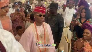 WIZKID & HIS BEAUTIFUL FAMILY ARRIVAL AT HIS MOTHER BURIAL CEREMONY