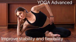 Advanced yoga for Balance and Flexibility/ 15 min Yoga stretch / Improve your Balance and Stability