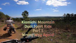 Dual Sport Ride in Clayton Oklahoma Part 5 - Wrong Way Again!