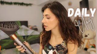 Daily Vlog // Rutina de ingrijire a parului | Am gatit din nou ceva simplu si gustos ️