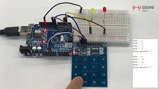 [에듀이노] 아두이노 16키 디지털 터치 센서 TTP229 모듈