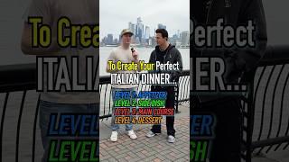 Tommy DeVito Build His Perfect Italian Dinner With $15! #shorts #money #italian #food #meal #dessert