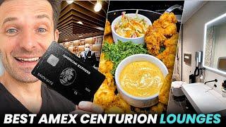 The Best American Express Centurion Lounges - Amex Centurion "Black Card" Member