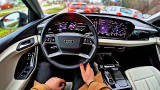 2025 Audi Q6 e-tron 225kW performance | POV Test Drive