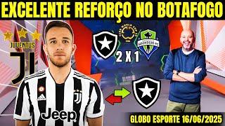 GLOBO ESPORTE BOTAFOGO [SEGUNDA-FEIRA 16/06/2025]DIA AGITADISSIMO NO FOGÃONOTÍCIAS DO BOTAFOGO