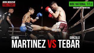 Kewin Martinez vs Gonzalo Tebar | KO | WBC Muay Thai National Title