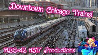 (4K, 720p60) - DOWNTOWN CHICAGO TRAINS | ALC-42 #317 Productions