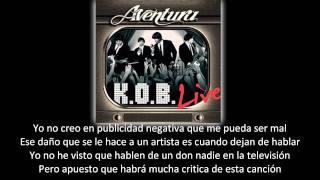 Aventura - Controversia (lyric - letra)