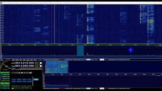 2E0HTG (YT: Oxford Shortwave Log) calling CQ on 20m, 14 August 2019, 2104 UTC