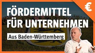 Fördermittel für den Mittelstand 2022 aus Baden-Württemberg