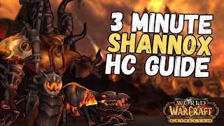 3 Minute Shannox HC Guide Firelands | Cataclysm Classic