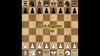 BEAUTIFUL Scotch game trap (chess traps)