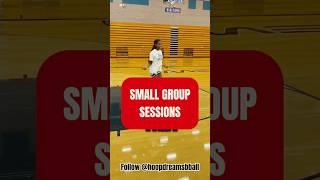 Small Group Sessions with @Hoopdreamsbball!