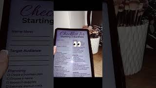 Starting a Business Checklist: A Comprehensive Guide#BusinessChecklist #StartupGuide