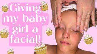 CUPCAKE FACIAL?! FROSTING FACIAL?! Giving My Daughter’s Skin Some Love!