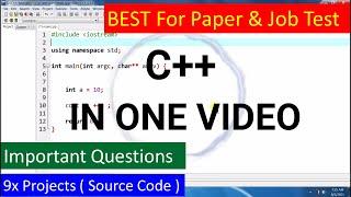 c++ tutorial in one video for beginners in hindi urdu | c plus plus hindi urdu interview questions