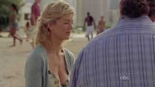 LOST: Hurley and Libby on the beach [6x12-Everybody loves Hugo]