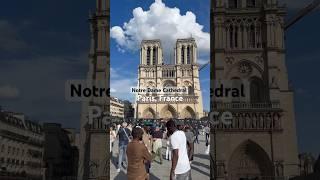 Notre Dame Cathedral, Paris, France 2024 ~ built in the 12th century #sacredsites