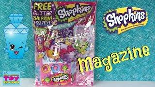 Shopkins Exclusive Magazine Postcards Badges Shoppies & More | PSToyReviews