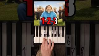 Ode to Dennis Minecraft Movie Piano Tutorial #shorts