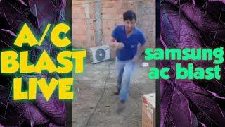 AC BLAST LIVE | SAMSUNG AC BLAST #shorts