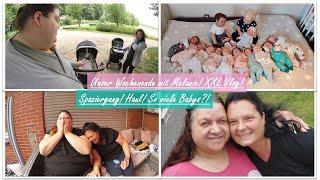 Unser Wochenende mit Melanie! || XXL VLOG! || Haul! || Reborn Baby Deutsch || Little Reborn Nursery