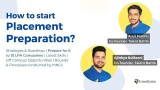 How to start placement preparation? (For 2024 batch)