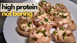 making healthy tasty - tofu shrimp pockets - yubuchobap