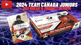 2024 Team Canada World Juniors: Box Break & Patch Auto Hit!!!