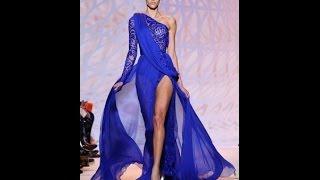 Синее платье в пол - 2019 - Мода - Стиль / Blue dress / Das blaue Kleid in einem Boden