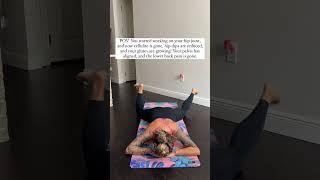 Try this multi-benefit exercise for lower back pain. Link in bio for my workout app.