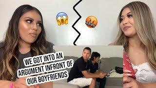 WE GOT INTO AN ARGUMENT IN FRONT OF OUR BOYFRIENDS PRANK