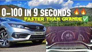 HONDA CIVIC 0-100 TEST | CIVIC ACCELERATION TEST | CIVICX | WAHAJ FROM AJK