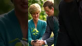 prince Charles with Princess Diana planting tree #britishroyalfamily #diana #charles #royalreunion