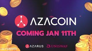 Azarus.io | AZACOIN COMING JAN 11TH | BUY NOW