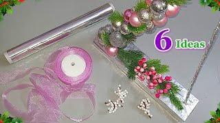 6 Low Cost 2024 Christmas Decoration ideas From Aluminium Foil | DIY Christmas craft idea447