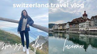 MY FIRST TRIP TO SWITZERLAND TRAVEL VLOG: Hiking the Swiss Alps, Lucerne & Cheese Fondue!