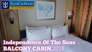 Independence Of The Seas Balcony Cabin Room Tour 2024