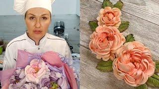 Пионы из зефира в корейской техникеMarshmallow peonies от Карины Загоскиной school.pekarina